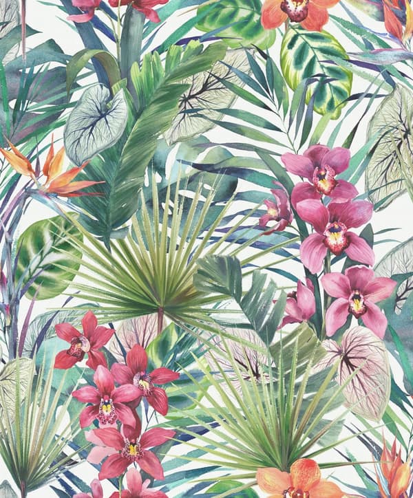 Superfresco Easy - Non-woven tapet - Tropical Leaves - 10mx52cm