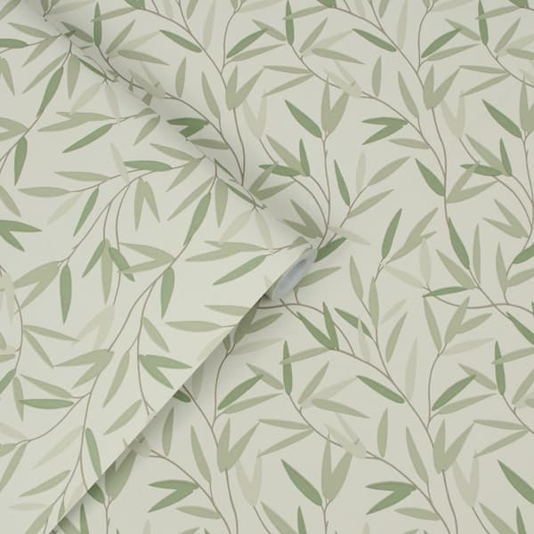 Laura Ashley - Non-woven tapet - Willow Leaf Hedgerow - 10mx52cm