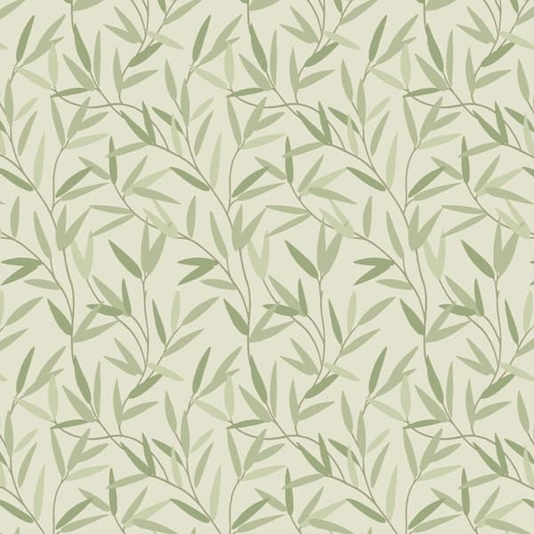 Laura Ashley - Non-woven tapet - Willow Leaf Hedgerow - 10mx52cm