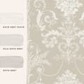 Miniatyrbillede 5 af 6: Laura Ashley - Non-woven tapet - Josette White & Dove Grey - 10mx52cm