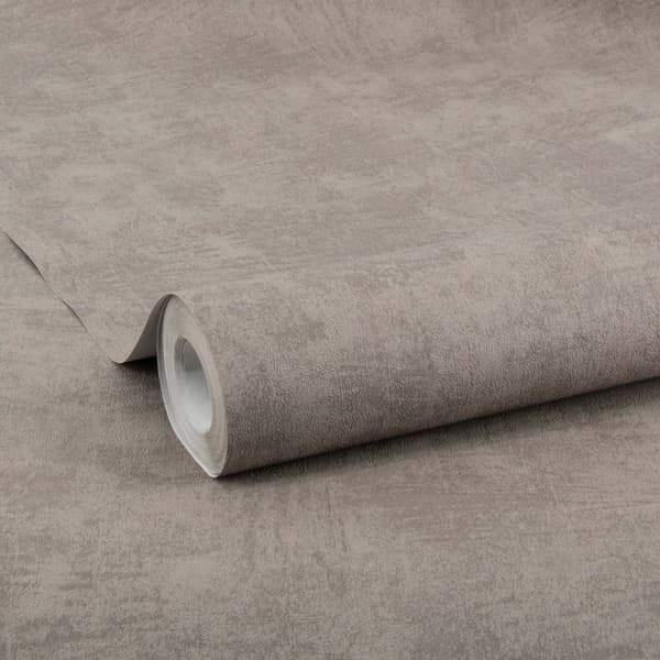 WOW - Non-woven tapet - Betonmåtte - Varm brun - 10mx52cm