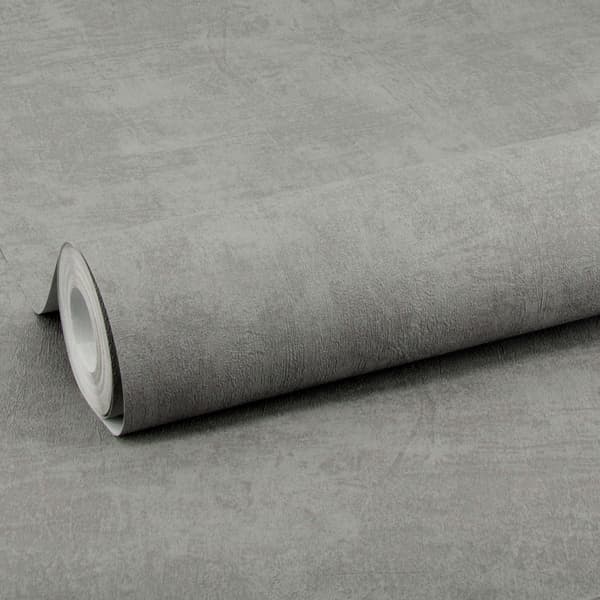 WOW - Non-woven tapet - Betonmåtte - Varm grå - 10mx52cm