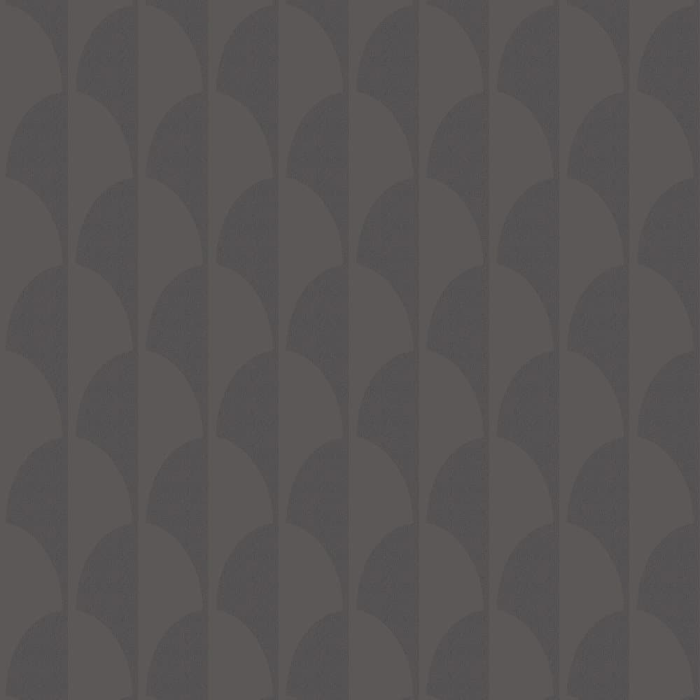 WOW - Non-woven tapet - Grafisk konst - Antracit - 10mx52cm