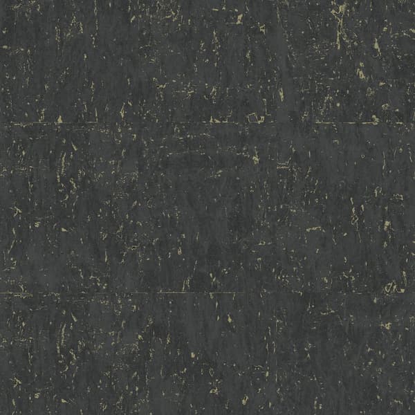 WOW - Non-woven tapet - Kork luksus - Sort - 10mx52cm