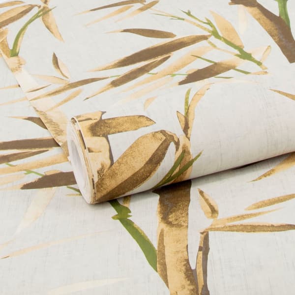 WOW - Non-woven tapet - Spirit bambus - Naturlig - 10mx52cm