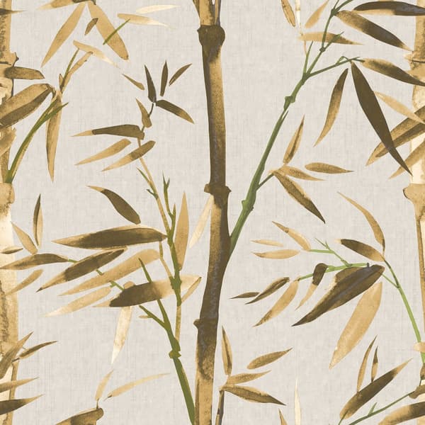 WOW - Non-woven tapet - Spirit bambus - Naturlig - 10mx52cm