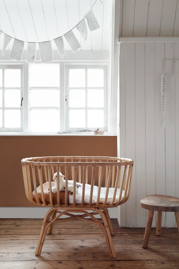 ESTAhome tapet enfärgad linnestruktur terrakottaröd 0,53 x 10,05 m