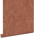 Miniatyrbillede 1 af 8: ESTAhome tapet palmeblade terracotta rød 0,53 x 10,05 m