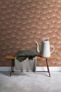 Miniatyrbillede 5 af 6: ESTAhome tapet ginkgoblade terracotta rød 0,53 x 10,05 m