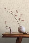 Miniatyrbillede 4 af 8: ESTAhome tapet ansigter lysebeige 0,53 x 10,05 m