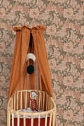 Miniatyrbillede 3 af 8: ESTAhome tapet vintage blomster antikrosa, gråligtgrønt og terracotta pink 0,53 x 10,05 m