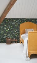 Miniatyrbild 5 av 7: ESTAhome tapet vilda blommor mångfärgat på svart 0,53 x 10,05 m