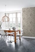 Miniatyrbillede 4 af 8: ESTAhome tapet vintage blomster antikrosa og olivengrønt 0.53 x 10.05 m