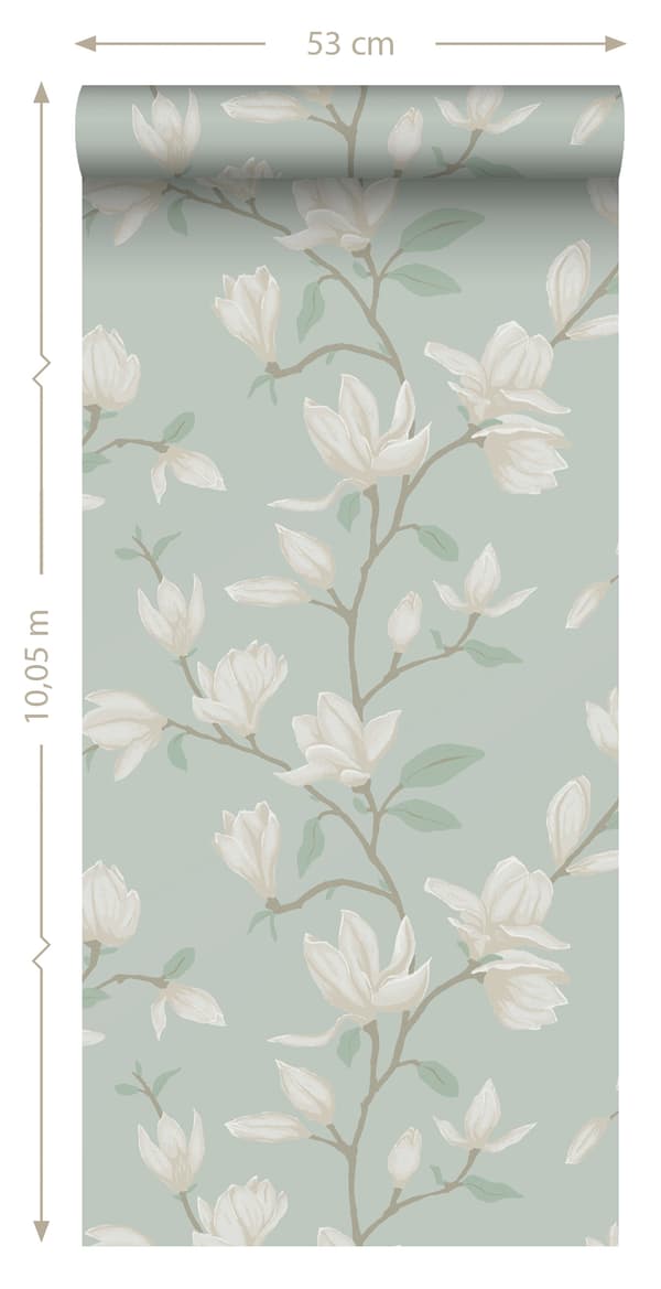 ESTAhome tapet magnolia fältspat 0.53 x 10.05 m