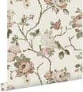 Miniatyrbillede 1 af 8: ESTAhome tapet vintage blomster off-hvidt og antikrosa 0.53 x 10.05 m