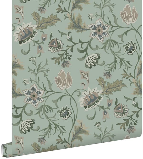 ESTAhome tapet vintage blommor fältspat 0.53 x 10.05 m