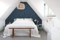 Miniatyrbillede 3 af 5: ESTAhome tapet blomster mørkeblåt 53 cm x 10,05 m