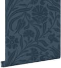 Miniatyrbillede 1 af 5: ESTAhome tapet blomster mørkeblåt 53 cm x 10,05 m