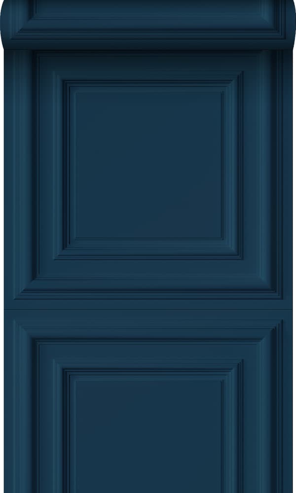 Origin Wallcoverings tapet väggpanel mörkblått 53 cm x 10,05 m