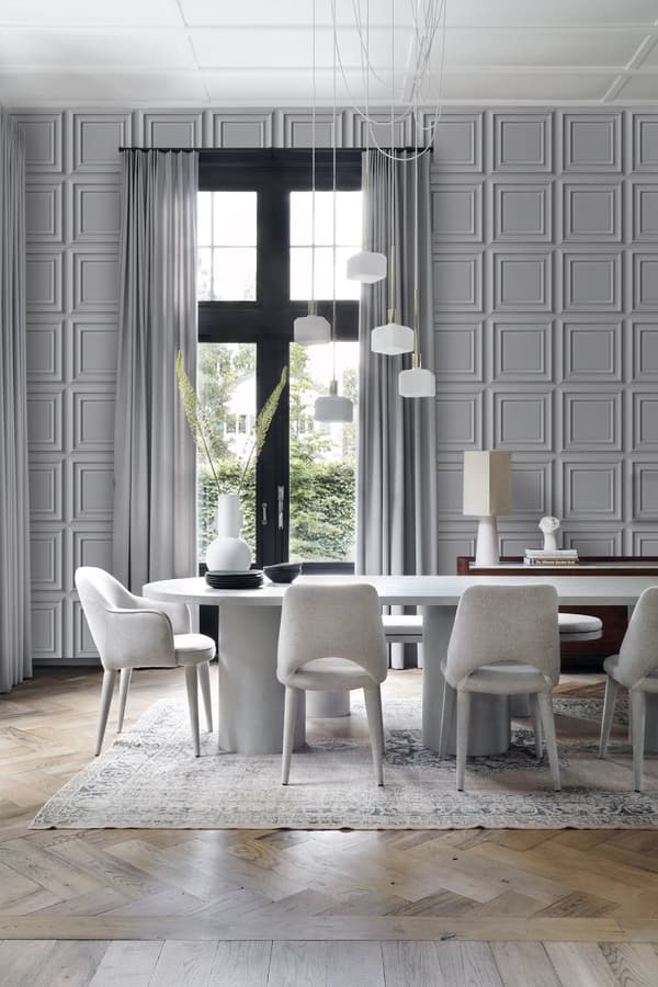 Origin Wallcoverings tapet väggpanel grått 50 cm x 9 m