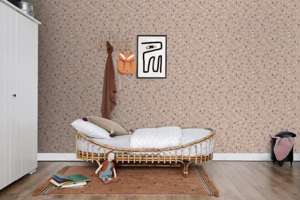 ESTAhome tapet terrazzo milt rosa, vitt och grått 0,53 x 10,05 m