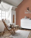Miniatyrbild 6 av 8: ESTAhome tapet blommönster terrakottaröd och vitt 0,53 x 10,05 m