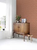 Miniatyrbild 8 av 8: ESTAhome tapet blommönster terrakottaröd och vitt 0,53 x 10,05 m