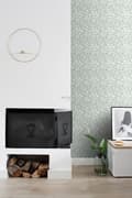 Miniatyrbillede 3 af 8: ESTAhome tapet blomstermønster gråligtgrønt 0,53 x 10,05 m