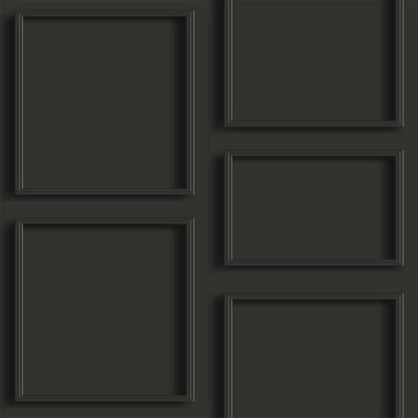ESTAhome tapet väggpanel svart - 139338 - 50 x 900 cm