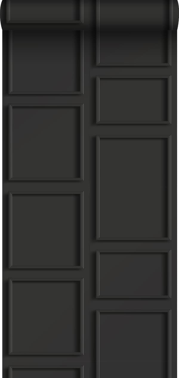 ESTAhome tapet väggpanel svart - 139338 - 50 x 900 cm