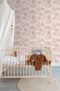 Miniatyrbild 5 av 8: ESTAhome tapet djungeldjur terrakotta rosa 0,53 x 10,05 m