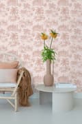 Miniatyrbild 8 av 8: ESTAhome tapet djungeldjur terrakotta rosa 0,53 x 10,05 m