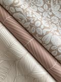 Miniatyrbild 5 av 8: ESTAhome tapet handmålade blad beige 0,53 x 10,05 m