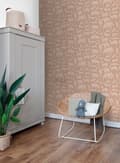Miniatyrbillede 2 af 6: ESTAhome tapet dyr terracotta rød 0,53 x 10,05 m