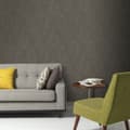 Miniatyrbillede 2 af 4: Superfresco Easy - Non-woven Tapet Ekstra Bred - Uni med glans - Brun - 10mx106cm
