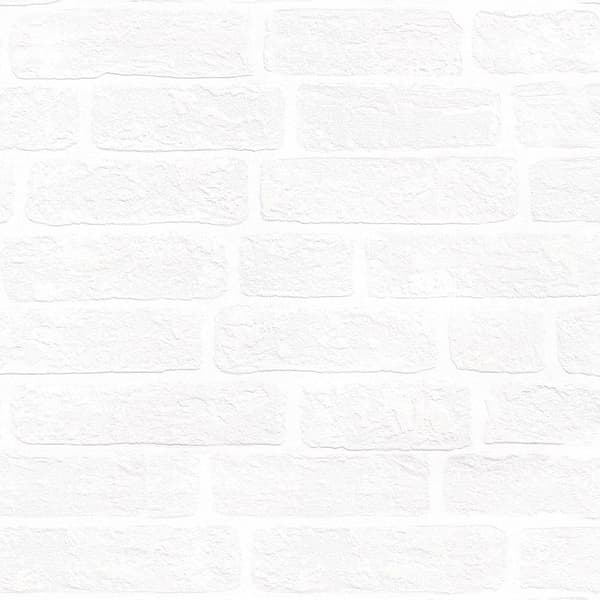 Superfresco Easy - Non-woven Tapet Extra Bred - Tegelstenar - Vit - 10mx104cm