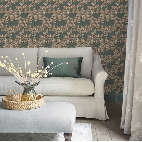 Laura Ashley - Non-woven Tapet - Burnham Fern - 10mx52cm