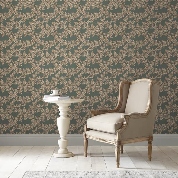 Laura Ashley - Non-woven Tapet - Burnham Fern - 10mx52cm