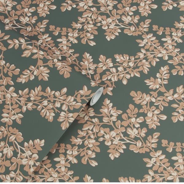 Laura Ashley - Non-woven Tapet - Burnham Fern - 10mx52cm