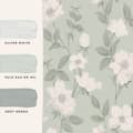 Miniatyrbillede 5 af 6: Laura Ashley - Non-woven tapet - Fleurir Smoke Green - 10mx52cm