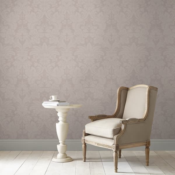 Laura Ashley - Non-woven tapet - Martigues Sugared Violet - 10mx52cm