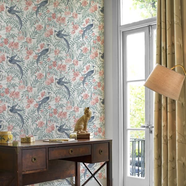 Laura Ashley - Non-woven tapet - Osterley Rosewood - 10mx52cm