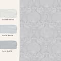 Miniatyrbillede 5 af 6: Laura Ashley - Non woven tapet - Peacock Damask Pale Slate - 10mx52cm