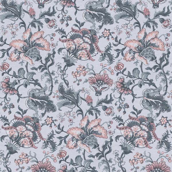 Laura Ashley - Non-woven tapet - Portia Pale Slate - 10mx52cm
