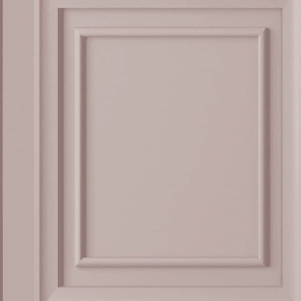 Laura Ashley - Non-woven Tapet - Redbrook Wood Panel Blush - 10mx52cm