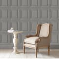 Miniatyrbillede 4 af 6: Laura Ashley - Non woven tapet - Redbrook Wood Panel Pale Steel - 10mx52cm