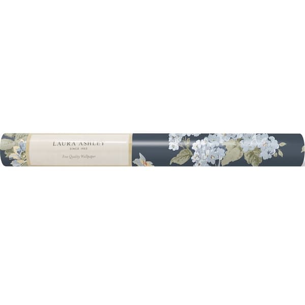 Laura Ashley - Non-woven tapet - Rosemore Midnight Seaspray - 10mx52cm