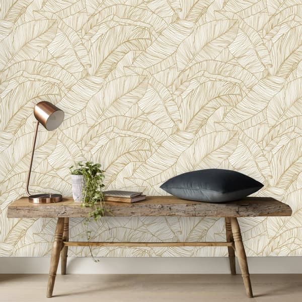 Superfresco Easy - Non-woven tapet - Kaya - Guld - 10mx52cm