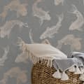 Miniatyrbild 3 av 4: Superfresco Easy - Non-woven tapet - Fiskarna - Grå - Roséguld - 10mx52cm