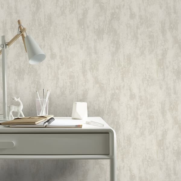 Superfresco Easy - Non-woven tapet - Raven - Varm grå - 10mx52cm